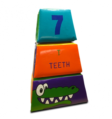 Soft Play Jungle Pyramid Blocks 